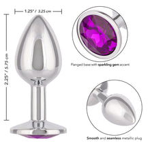 Load image into Gallery viewer, Jewel  Amethyst Plug - Small
