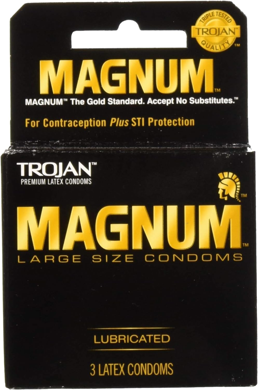 Trojan Magnum Large Condoms - 3 Pack