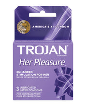 Load image into Gallery viewer, Trojan Her Pleasure Sensations Condom Lubricated
