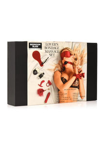 Bedroom Bliss Lover's Bondage Massage Set (Red/Black)