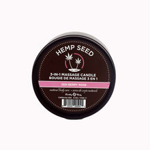 Load image into Gallery viewer, Hemp Seed 3-In-1 Massage Candle Zen Berry Rose 6 oz.
