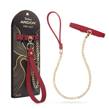 Load image into Gallery viewer, Temptasia Ardor Collar &amp; Leash Red With Bow
