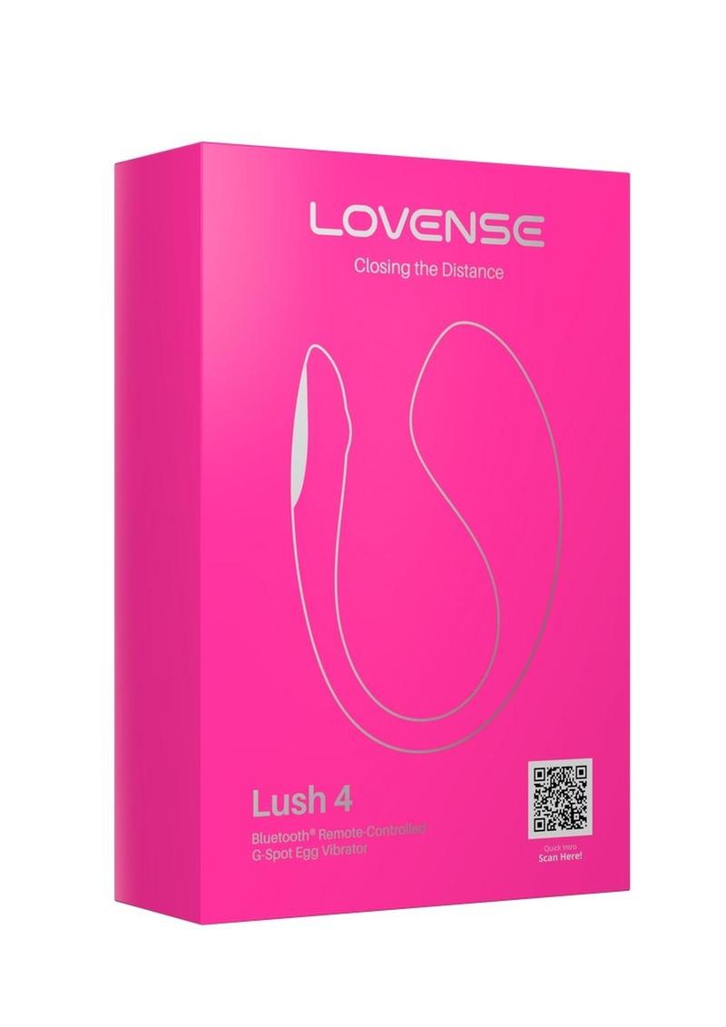 Lovense Lush 4.0 Bluetooth G-Spot Egg Camming Vibrator - Pink