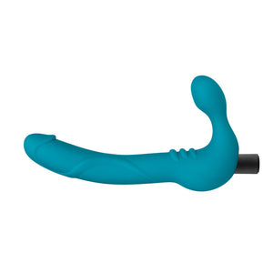 Temptasia Luna Strapless Silicone Dildo (Teal)