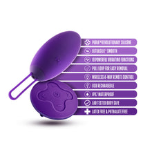 Load image into Gallery viewer, Wellness Imara Vibrating Egg With Remote (Purple)

