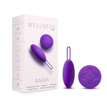 Load image into Gallery viewer, Wellness Imara Vibrating Egg With Remote (Purple)
