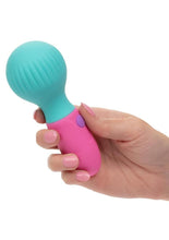 Load image into Gallery viewer, Naughty Bits To The Max Vibrating Wand - Blue/Pink
