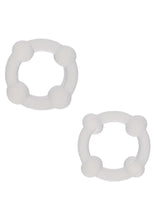 Load image into Gallery viewer, Alpha Liquid Silicone Double Stacker Rings - Clear
