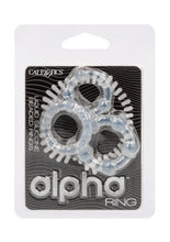 Load image into Gallery viewer, Alpha Liquid Silicone Beaded Rings Set - Clear
