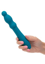 Load image into Gallery viewer, Turbo Glide Ripple Rechargeable Silicone Massager - Blue
