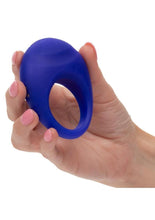 Load image into Gallery viewer, Closer Intimate Rechargeable Ring Embrace Silicone Cock Ring - Purple
