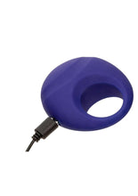 Load image into Gallery viewer, Closer Intimate Rechargeable Ring Embrace Silicone Cock Ring - Purple
