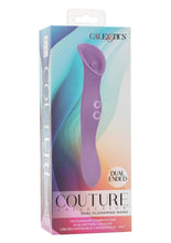 Load image into Gallery viewer, Couture Collection Dual Flickering Rechargeable Silicone Wand - Purple
