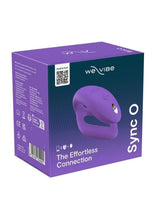 Load image into Gallery viewer, We-Vibe Sync O Rechargeable Silicone Couples Vibrator with Remote Control - Light Purple
