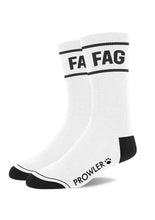 Load image into Gallery viewer, Prowler RED Fag Socks - White/Black
