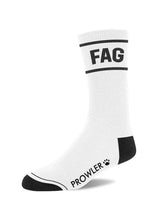 Load image into Gallery viewer, Prowler RED Fag Socks - White/Black
