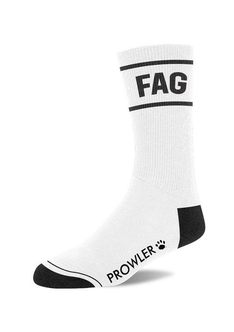 Prowler RED Fag Socks - White/Black