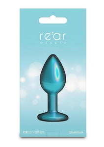 Rear Assets Chrome Anal Plug - Teal