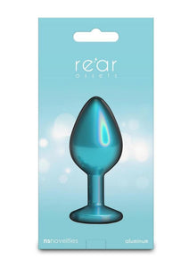 Rear Assets Chrome Anal Plug - Teal