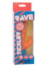 Load image into Gallery viewer, Rave Tickler Rechargeable Silicone Rabbit Vibrator - Orange/Blue
