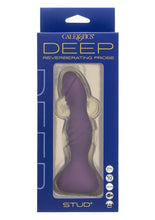 Load image into Gallery viewer, Deep Stud Rechargeable Silicone Reverberating Probe - Purple
