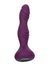 Load image into Gallery viewer, Deep Stud Rechargeable Silicone Reverberating Probe - Purple
