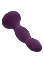 Load image into Gallery viewer, Deep Stud Rechargeable Silicone Reverberating Probe - Purple
