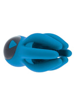 Load image into Gallery viewer, Levelz Digital Vibrating Silicone Rechargeable Penis Head Stimulator with Tentacles - Teal
