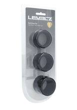Load image into Gallery viewer, Levelz Liquid Silicone Ball Strap Set of 3 - (S,M,L) 34mm - Black
