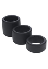 Load image into Gallery viewer, Levelz Liquid Silicone Ball Strap Set of 3 - (S,M,L) 34mm - Black
