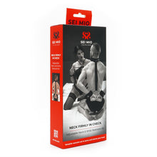 Load image into Gallery viewer, Sei Mio Neck Firmly In Check Restraint Kit - Black
