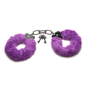 Cuffed In Fur Furry Handcuffs (Purple)