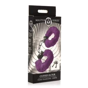 Cuffed In Fur Furry Handcuffs (Purple)