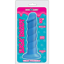 Load image into Gallery viewer, Suga&#39; Daddy Silicone Dildo - 8 inch (Blue)
