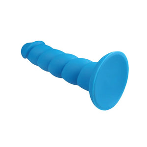 Suga' Daddy Silicone Dildo - 8 inch (Blue)