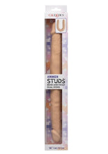 Load image into Gallery viewer, Silicone Studs Bend and Hold Dual Dildo 16in - Vanilla
