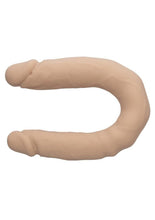 Load image into Gallery viewer, Silicone Studs Bend and Hold Dual Dildo 16in - Vanilla
