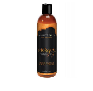 Intimate Earth Massage Oil - Energize (Orange & Ginger)