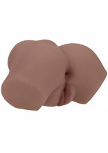 Load image into Gallery viewer, Xkin Eve Rhodes Dual Entry Bodyforms Masturbator - Pussy/Ass - Chocolate
