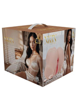 Load image into Gallery viewer, Xkin Aria Summers Dual Entry Bodyforms Masturbator - Pussy/Ass - Vanilla
