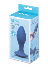 Load image into Gallery viewer, B-Vibe 4 Inch Rechargeable Silicone Vibing Plug
