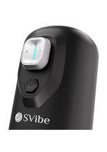 Load image into Gallery viewer, SVibe Ikon SPARK Rechargeable Thrusting Rotating Masturbator - Clear/Black
