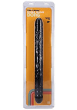 Load image into Gallery viewer, Double Header Veined Dildo  - 18 inch (Black)
