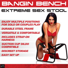 Load image into Gallery viewer, Lovebotz Bangin Bench Extreme Sex Stool
