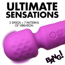 Load image into Gallery viewer, Bang 10X Mini Silicone Wand (Purple)
