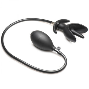 Ass Bound Anchor Inflatable Anal Plug (Black)