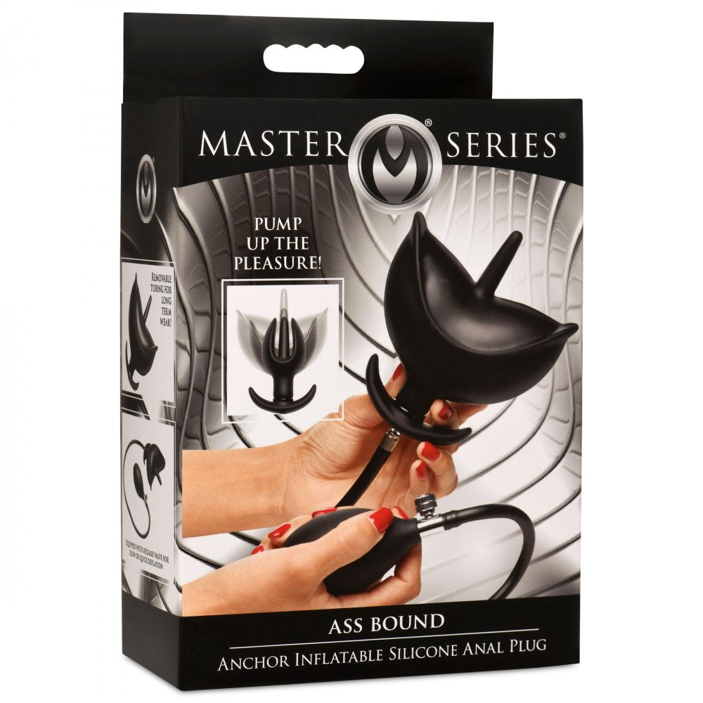Ass Bound Anchor Inflatable Anal Plug (Black) Pleasures & Treasures Ass Bound Anchor Inflatable Anal Plug (Black) Pleasures & Treasures