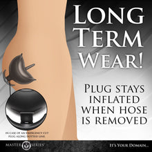 Load image into Gallery viewer, Ass Bound Anchor Inflatable Anal Plug (Black)
