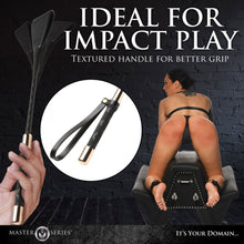 Load image into Gallery viewer, Stallion Riding Crop - 12 Inch (Black)
