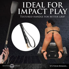 Load image into Gallery viewer, Master Series Riding Crop 18 inch (Black)
